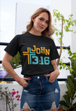 Christian Unisex Cotton Shirt (John 3:16)
