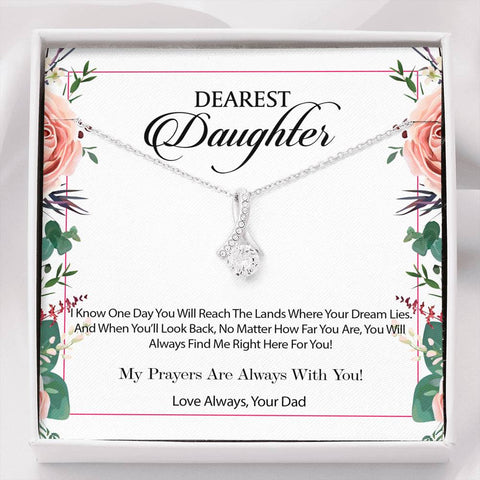Alluring Beauty Necklace - Dad to Daughter Necklace
