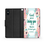 Wallet Phone Case (Samsung & Iphone) - God Didn't Bring You This Far To Leave You, Philippians 1:6