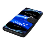 Scripture Wallet Phone Case - You Are The Light (Matthew 5:14) - Samsung Phone Case - Iphone Phone Case - Christian Phone Case