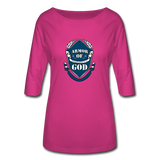 Armor Of God Women's 3/4 Sleeve Shirt - fuchsia