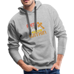 Christian Men’s Premium Hoodie - Faith Comes From Within, Scripture and Quotes Hoodie - heather gray