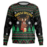 Ugly Christmas Sweatshirt, Ugly Christmas Sweater, Brewdolph Ugly Sweater, Christmas Sweater for Men, Christmas for Women