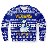 Ugly Christmas Sweatshirt, Ugly Christmas Sweater, Vegan Ugly Sweater, Christmas Sweater for Men, Christmas for Women