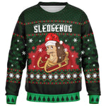 Ugly Christmas Sweatshirt, Kids Ugly Sweatshirt, Sledgehog Ugly Sweater, Christmas Sweatshirt, Sledgehog Christmas Sweatshirt