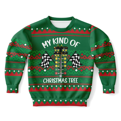 Ugly Christmas Sweatshirt, Kids Ugly Sweatshirt, Christmas Tree Sweater, Christmas Sweatshirt, My kind of Christmas Tree, Youth Ugly Christmas Sweatshirt