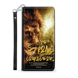 Wallet Phone Case (Iphone & Samsung) - Strong & Courageous