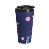 Christian Travel Mug 15 oz (Exodus 14:14, The Lord Will Fight For You)