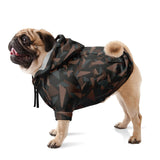 All Over Print Fashion Zip-Up Dog Hoodie
