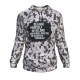 Christian AOP Hoodie, Delight Yourself In The Lord (Psalm 37:4)