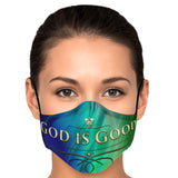 Fashion Face Mask (God Is Good) - 5 Layers