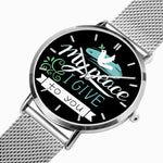 MyPeaceIGaveToYou Ultra-thin Stainless Steel Quartz Watch - Christian Unisex Watch