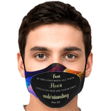 Fashion Face Mask (Trust In The Lord) - 5 Layers