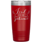 Christian Tumbler 20oz (Lord Give Me Patience) - Scripture Travel Mug Perfect Gift for Christian Friends and Church Members