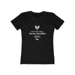 "Under His Wings" Women's The Boyfriend T-shirt