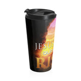 Christian Travel Mug 15 oz (Jesus Christ Our Lord Is Risen)