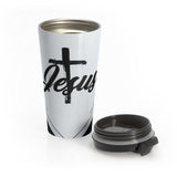Christian Travel Mug 15 oz (Jesus)