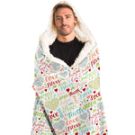 Christian Hooded Blanket, Wearable Blanket, Scripture Blanket, Christian Gifts, Religious Gifts, Christmas Gifts, Bible Verse Blanket, Outdoor Blanket