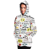 Scripture Unisex Hoodie (Multi Verse) - All Over Print Pull Up Hoodie - Christian Hooded Sweatshirt