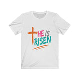 Christian Unisex Jersey Shirt (He Is Risen)