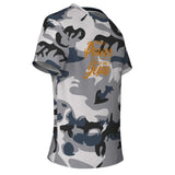 Men's Camouflage AOP Tee (There Is Power In The Name Of Jesus)