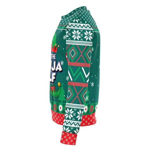 Elf Ugly Sweatshirt, Ugly Christmas Sweater, Ninja Ugly Sweater, Christmas Sweater for Men, Christmas for Women, Santa Costume, Ninja Elf Sweatshirt
