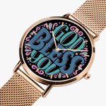 GodBlessYou Fashion Ultra-thin Stainless Steel Quartz Watch - Christian Unisex Watch