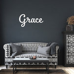 Christian Wall Decor, Saved By Grace, Religious Wall Art, Living Room Decor, Gifts for Christians