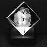 Personalized Image Crystal Corner Cube