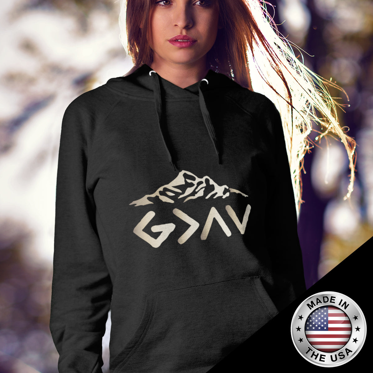 Christian Unisex Hoodie God Is Greater Than The Highs and The