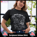 Wall Of Fire Unisex Tee - Scripture Shirt