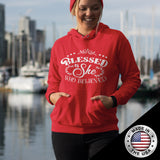 Christian Women's  Hoodie (Blessed Is She Who Believed)