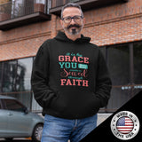 Christian Unisex Hooded Sweatshirt (Ephesians 2:8, It Is By Grace You Have Been Saved)