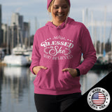 Christian Women's  Hoodie (Blessed Is She Who Believed)