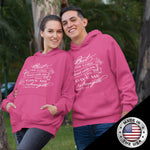 Christian Unisex Hoodie (2 Timothy 4:17, For The Lord Stood With Me and Gave Me Strength)
