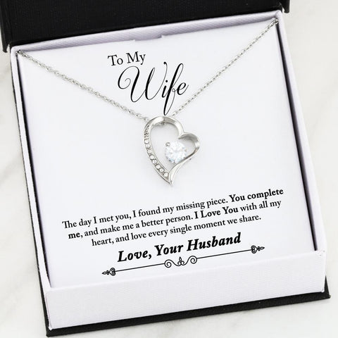Forever Love Necklace - Gift to Wife (You Complete Me)