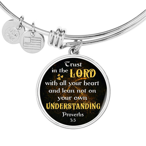 Christian Bangle - Trust In The Lord With All Your Heart (Proverbs 3:5)
