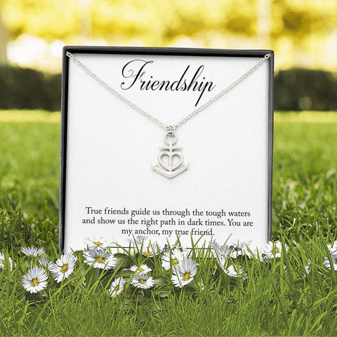 Friendship Anchor Necklace - Perfect Gift for Friends & Best Friends