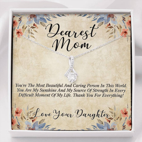 Alluring Beauty Necklace - Daughter to Mom Necklace