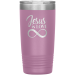 Jesus Is Love 20oz Vacuum Tumbler - Christian Travel Mug - Scripture Tumbler Ideal Gift for Christian Friends & Church Members