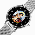 Mother & Child Watch, Catholic Wristwatch, Gift for Catholics (D2)