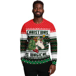 Magical Ugly Sweatshirt, Ugly Christmas Sweater, Unicorn Ugly Sweater, Christmas Sweater for Men, Christmas for Women, Santa Costume