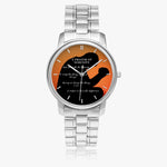 Serenity Prayer Stainless Steel Quartz Watch (Folding Clasp Type) - Christian Unisex Wristwatch