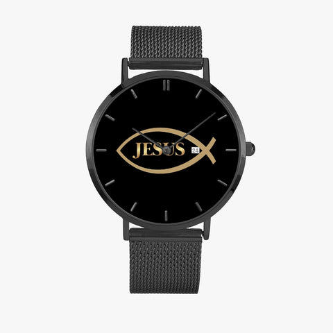 Christian Rose Gold Wristwatch - Jesus Fisher Of Men Watch - Men's Watch - Women's Watch - Scripture Wristwatch - Multiple Styles And Sizes