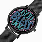 GodBlessYou Fashion Ultra-thin Stainless Steel Quartz Watch - Christian Unisex Watch