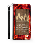 King Of Glory Wallet Phone Case - Christian Phone Case - Samsung Phone Case - Iphone Phone Case - Gift for Christians