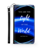 Scripture Wallet Phone Case - You Are The Light (Matthew 5:14) - Samsung Phone Case - Iphone Phone Case - Christian Phone Case