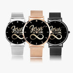 Scripture Unisex Wristwatches (Multi Color & Sizes) - Jesus Is Love Watches - Christian Wristwatches - Gift for Christians