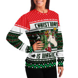 Magical Ugly Sweatshirt, Ugly Christmas Sweater, Unicorn Ugly Sweater, Christmas Sweater for Men, Christmas for Women, Santa Costume