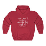 Christian Unisex Hoodie (Psalm 139:18, And When I wake Up You Are Still With Me)